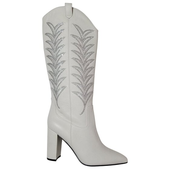 NEW Daniel x Diamond The Tall T Boot Womens 9 Cowgirl Bling Country Western Glam - Picture 1 of 14